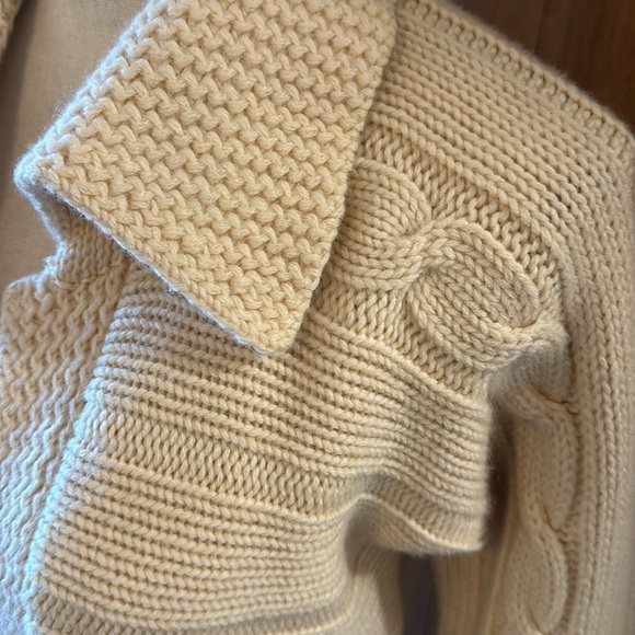 Vintage Wool Knitted Duster Sweater size S/M - Picture 2 of 4